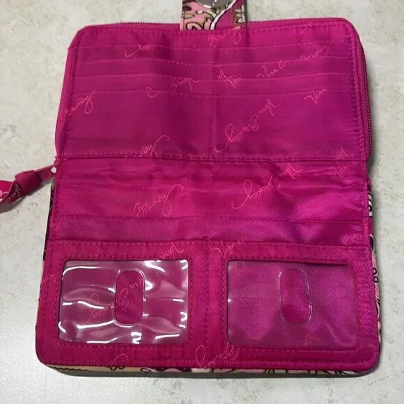 Vera Bradley Very Berry Paisley Twist-lock Wallet - Picture 4 of 7